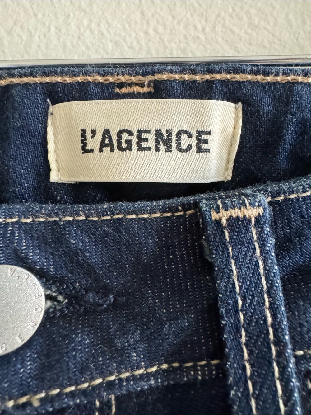 L’agence Lenora Low Rise Dark Wash Koval Jeans size 26 - Picture 9 of 11